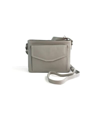 Eastern Counties Leather Autumn Leather Purse (Light Grey) (One Size) - UTEL368