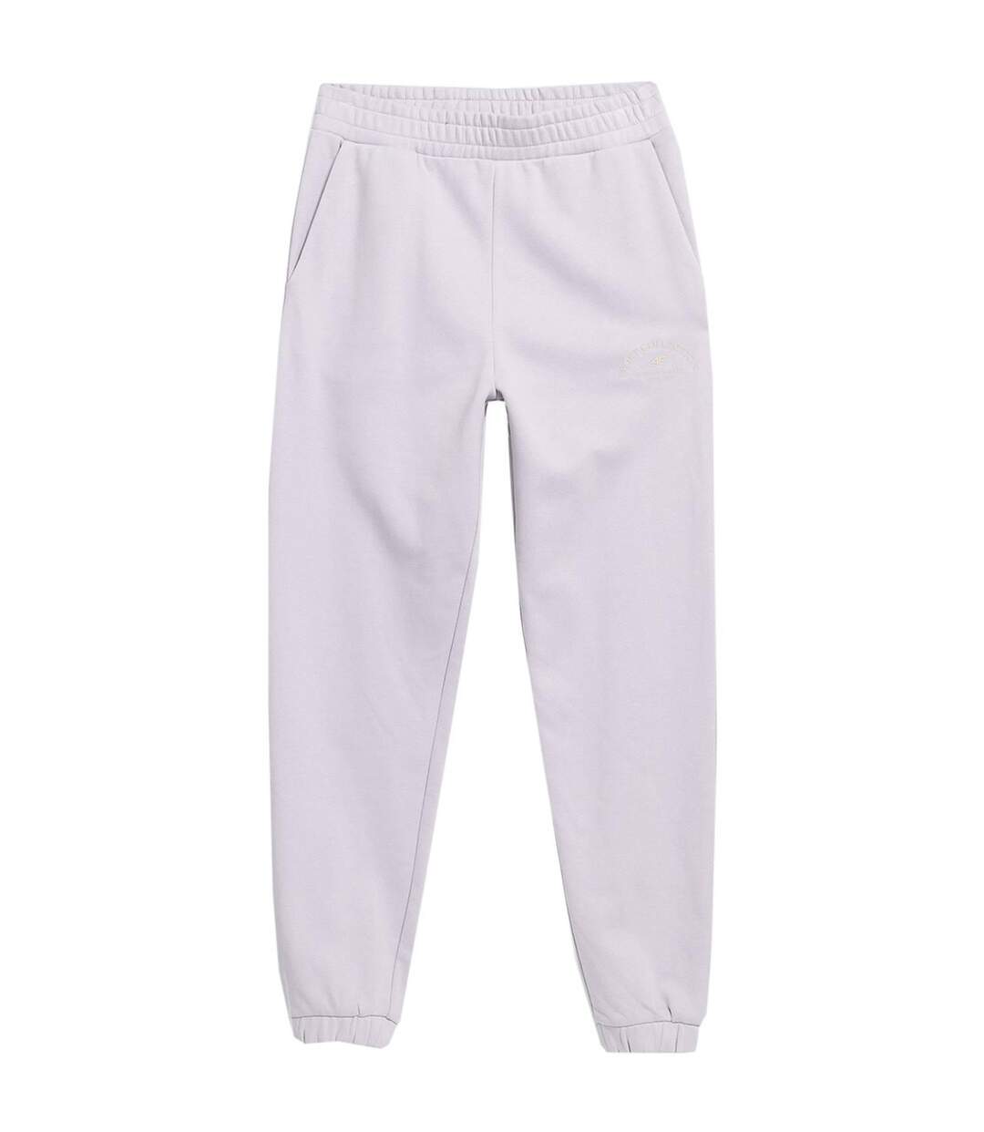 Pantalon De Jogging Cas F472 Femme Violet Clair 4F-2