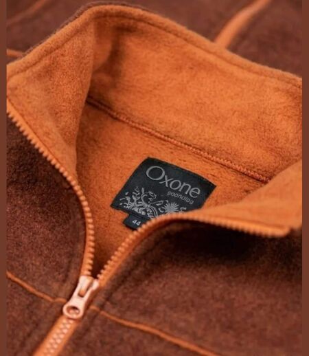Veste Polaire Grandes Tailles AXRIGA2M Marron/Orange (Axone)