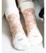 Isotoner Chaussettes d'intérieur femme ultra confortables et légères, semelle à picots antidérapants-2