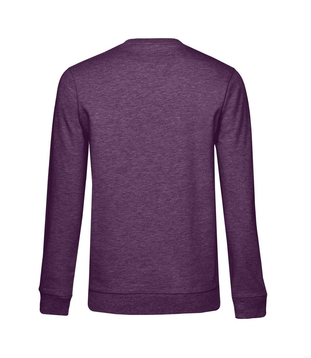 Sweat Manches Cousues Femme Violet Chiné B&C-2