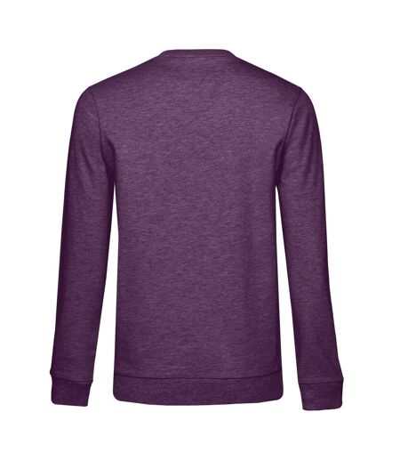 Sweat Manches Cousues Femme Violet Chiné B&C