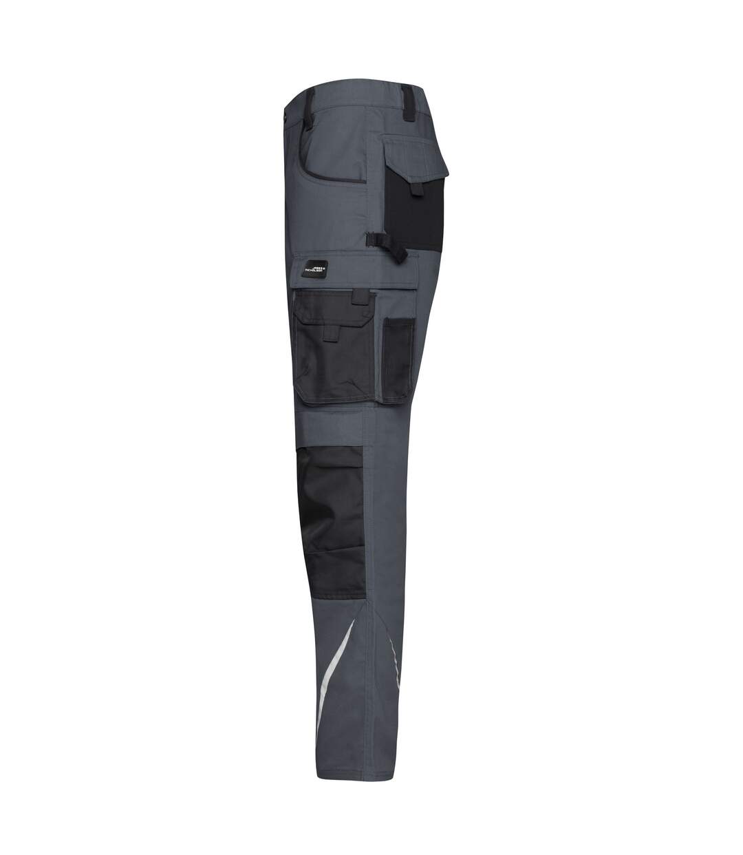 Pantalon De Travail Homme Carbone Noir James And Nicholson-3