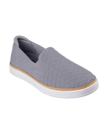 Mocassins Motif/style Texturé Coast Drive Femme Gris Skechers