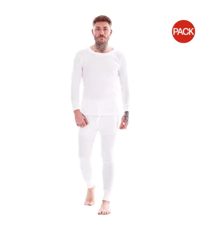 Sous-vêtements Thermiques Homme Blanc Heatforce