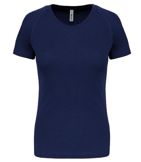 T-shirt sport - Running - Femme - PA439 - bleu marine