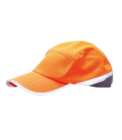Portwest Mens Hi-Vis Baseball Cap (Orange/Navy) - UTPW204
