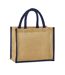 Tote Bag Taille Unique Naturel Bleu Marine Westford Mill-1