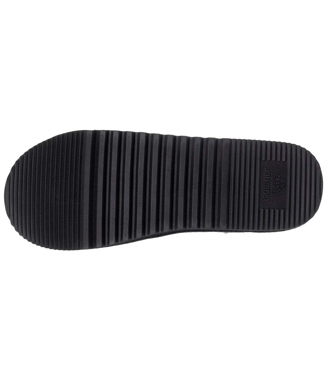 Isotoner Chaussons Mules homme polaire, chauds, semelle confort-4