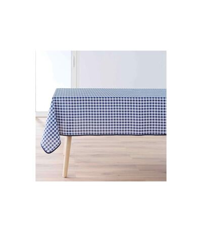 Nappe Antitache Imprimé Vichy 150x240cm Bleu