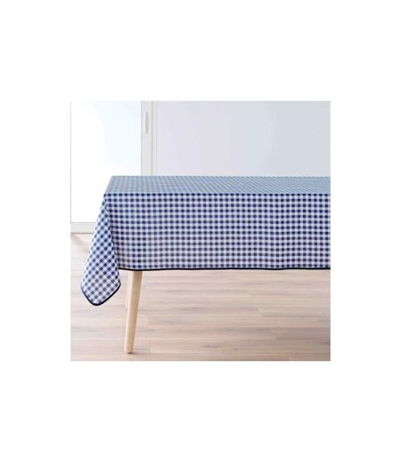 Nappe Antitache Imprimé Vichy 150x240cm Bleu