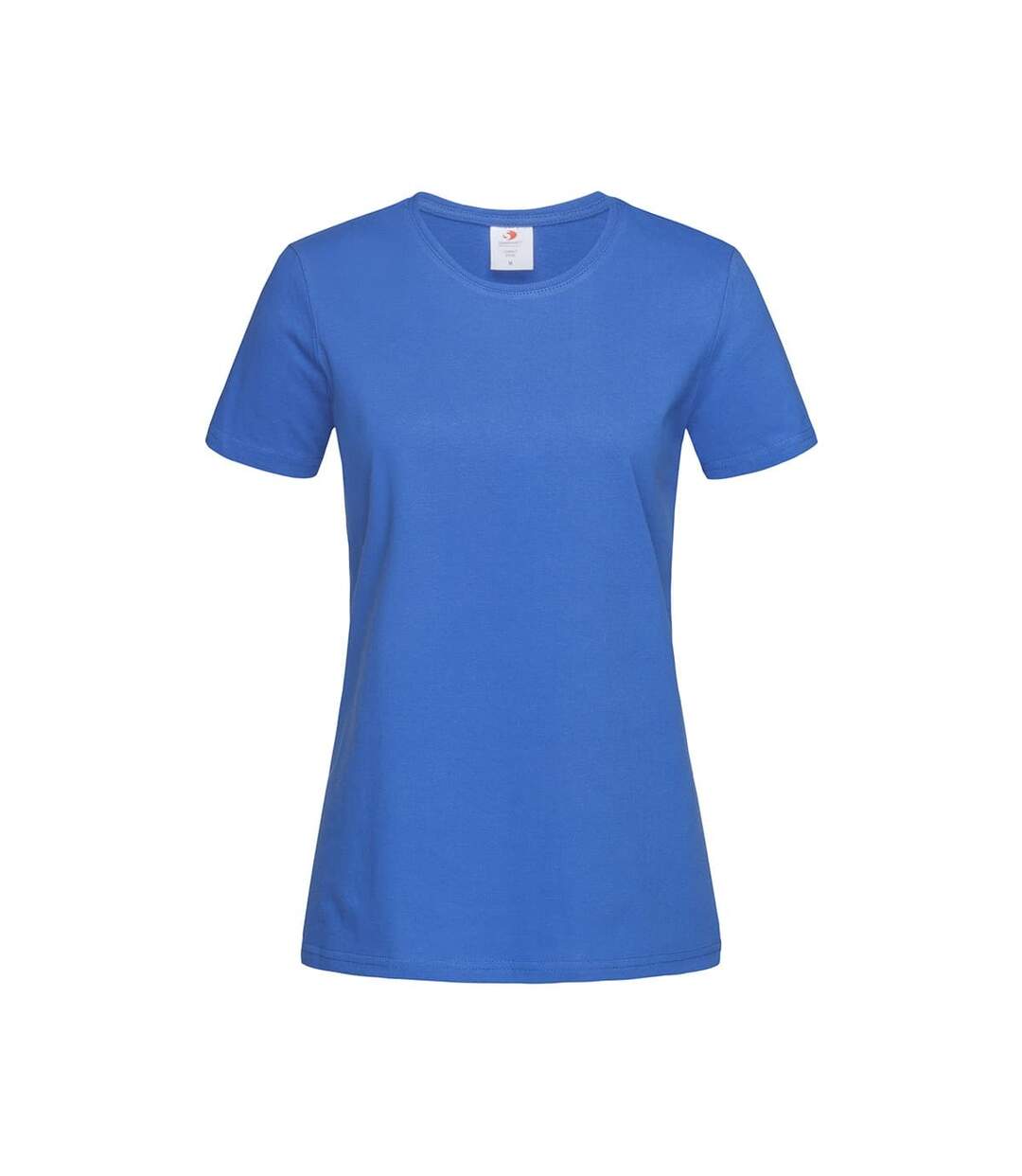 T-shirt confort femme bleu roi Stedman-1