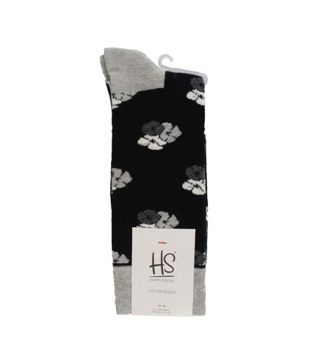 1 Pair Floral Mens Dress Socks | Classic Flower Socks