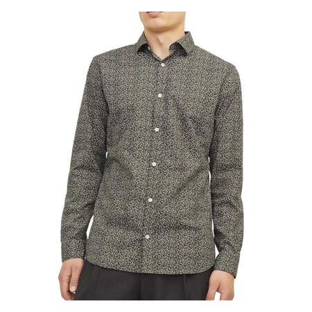 Chemise Blanche/Kaki Homme Jack & Jones Blablackpool  - - L