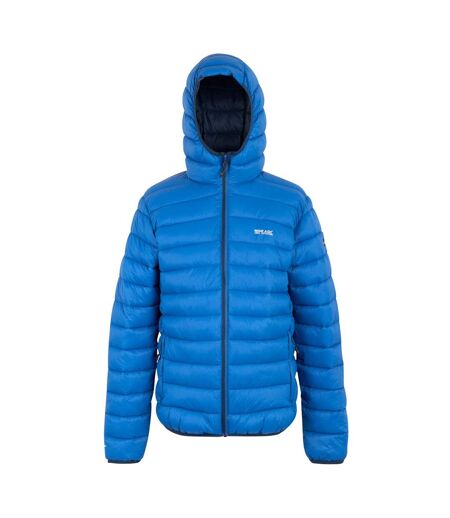 Mens Marizion Baffled Hooded Padded Jacket Blue Regatta