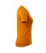 Womens/ladies Grasse Crossover Polo Shirt Bright Orange Mascot-4