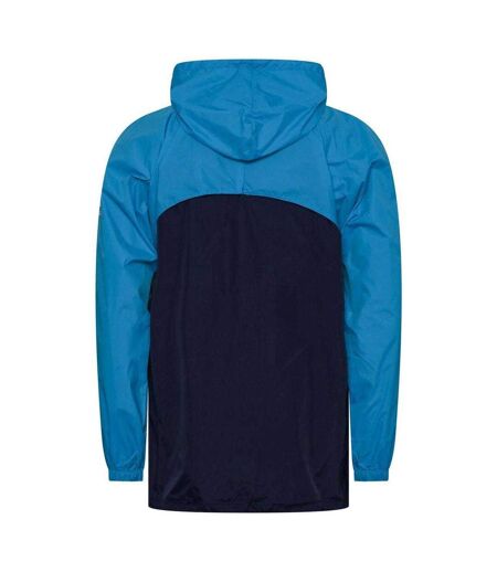 Mens Classic Hooded Cagoule Blue Patrick