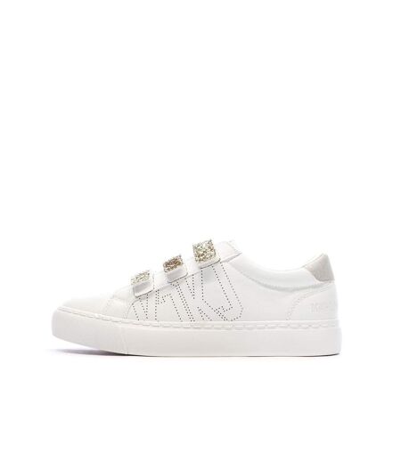 Baskets blanche/doré femme kaporal tippyk