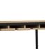 Meuble bar avec rack pour 25 bouteilles en bois ALIAJ - Noir-5