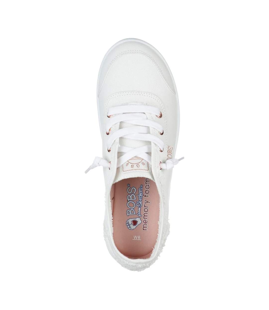 Womens/ladies Bobs B Cute Shoes White Skechers-4