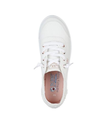 Womens/ladies Bobs B Cute Shoes White Skechers