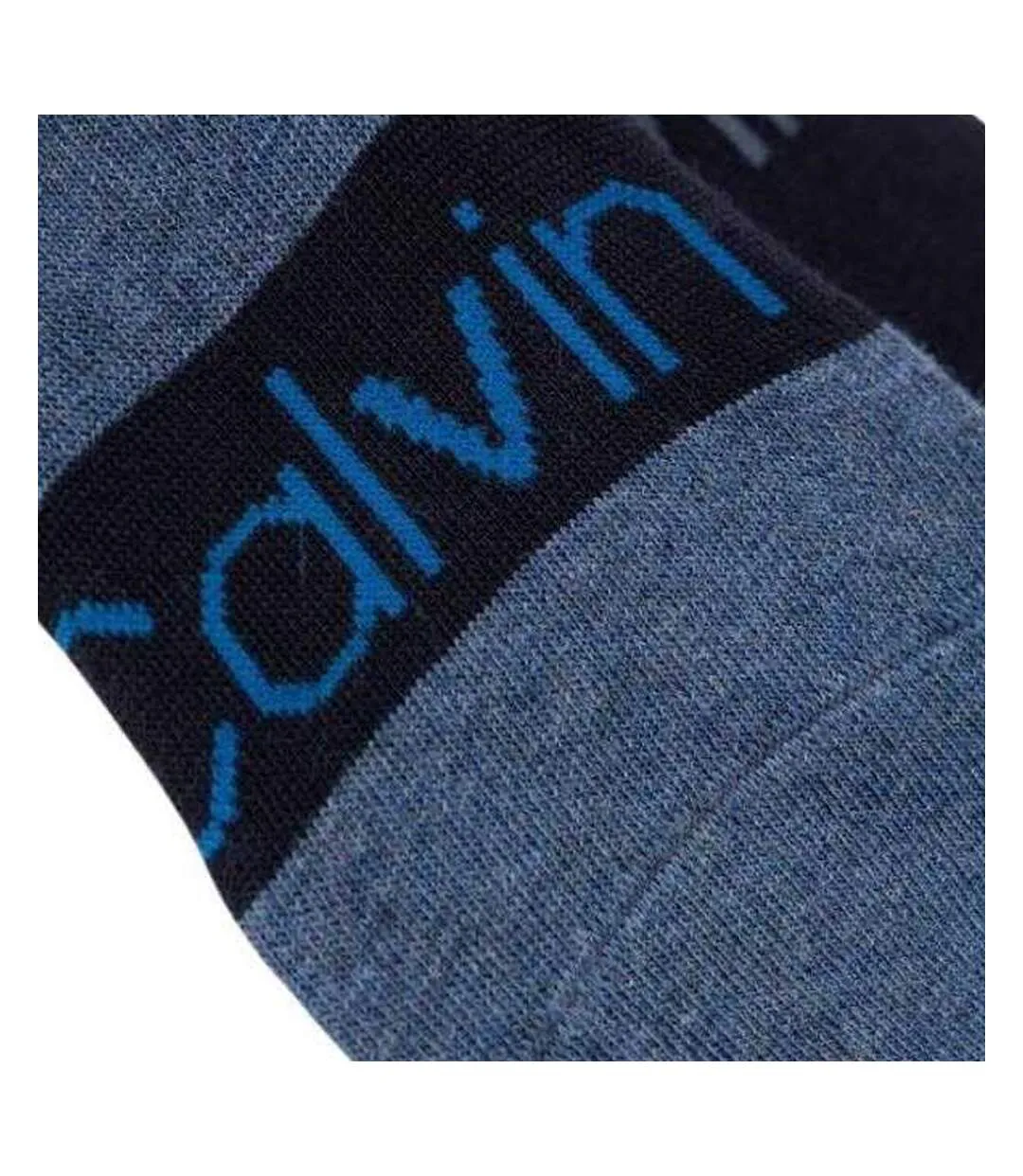 Chaussettes Motif/style Logo Homme Bleu Marine Bleu Calvin Klein-2