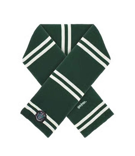 Écharpe Slytherin Adulte Taille Unique Vert Blanc Harry Potter
