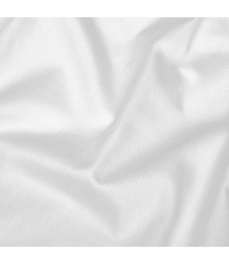Drap Housse Satine 140x190cm Blanc