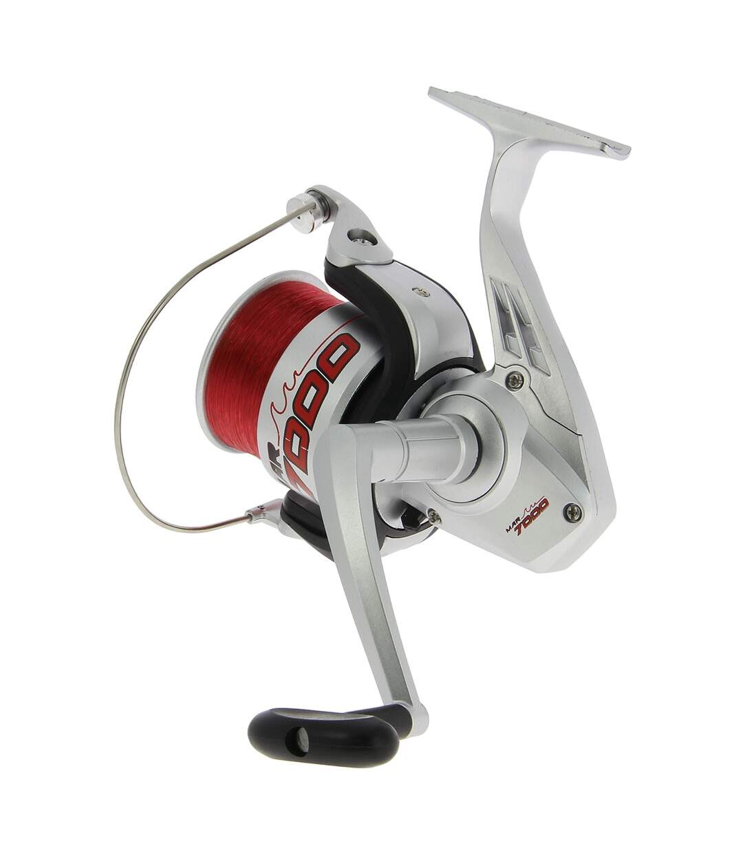 Mar7000 Fishing Reel One Size Silver Red Black Angling Pursuits-3
