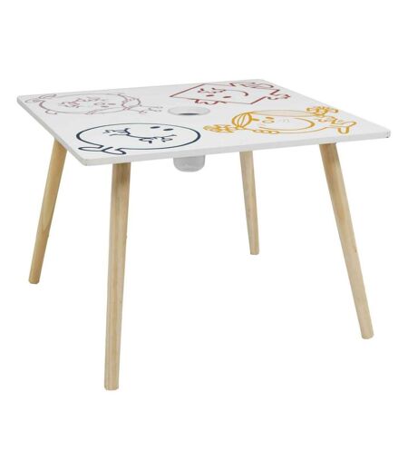 Table pour enfants avec pot à crayon intégré Monsieur Madame