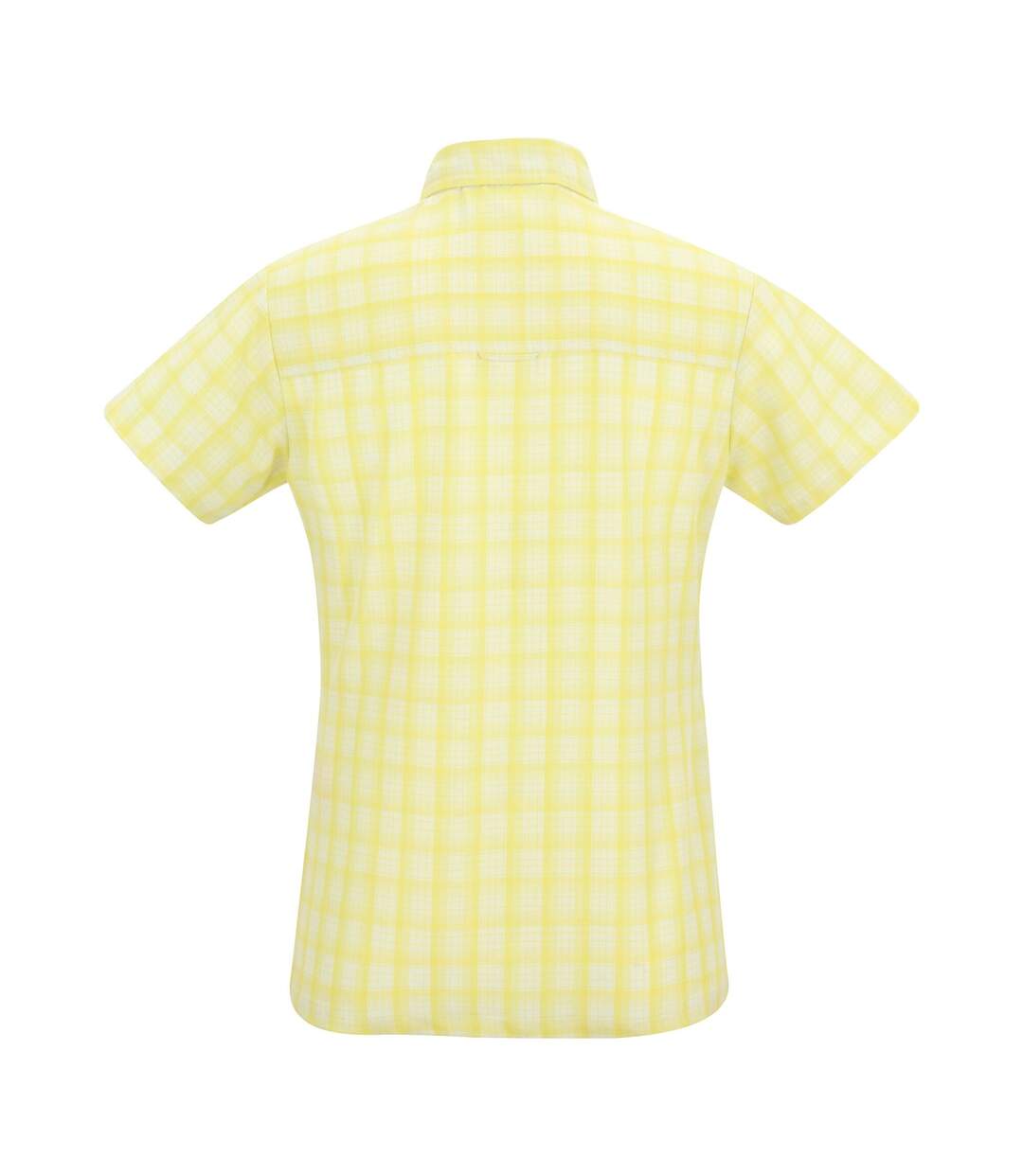 Chemisier Manches Courtes Mindano Femme Blanc Cassé Jaune Clair Regatta-3