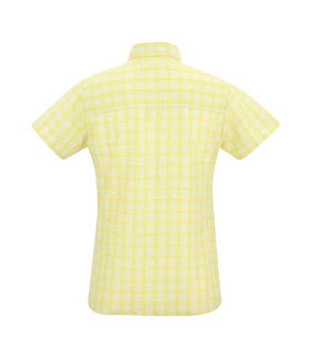 Chemisier Manches Courtes Mindano Femme Blanc Cassé Jaune Clair Regatta