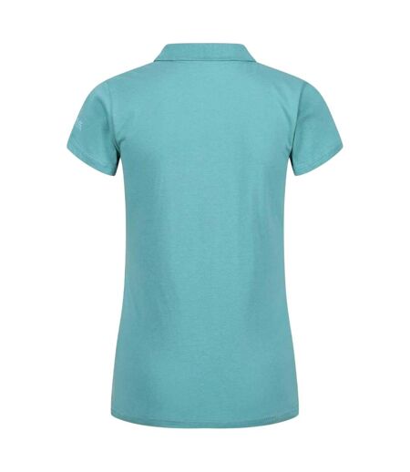 Polo Uni Manches Courtes Sinto Femme Turquoise Regatta