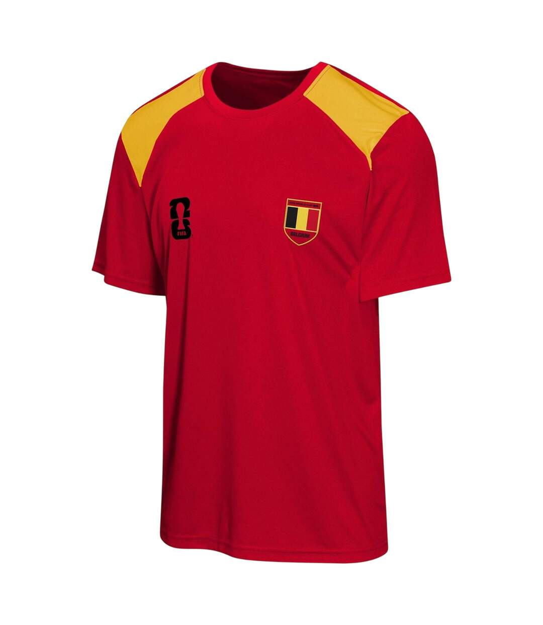 T-shirt Manches Courtes Motif/style Espagne Homme Rouge Fifa-1