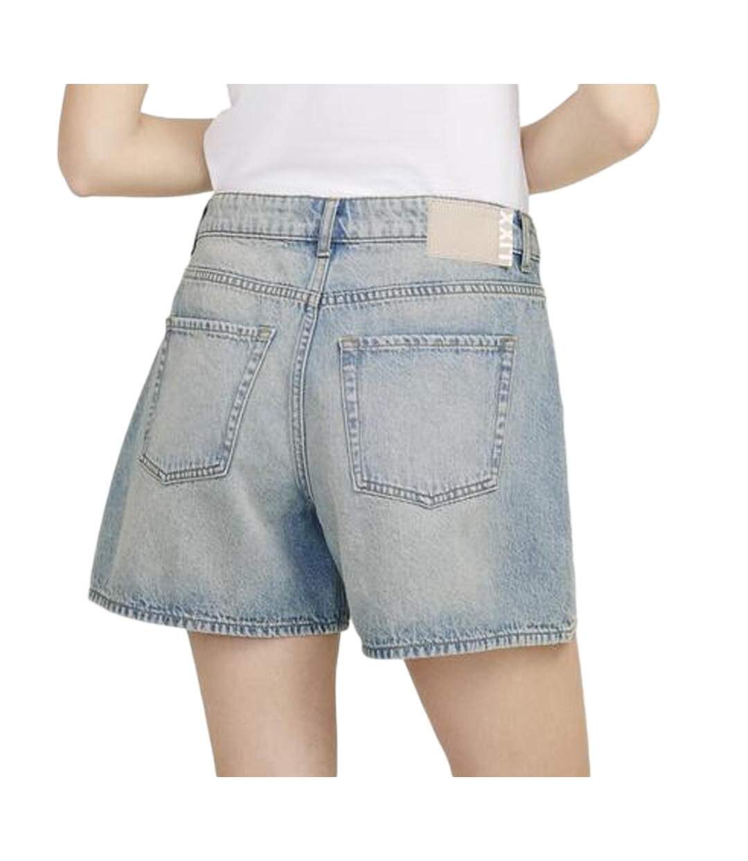 Short bleu femme jjxx laura-2