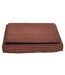 Pouf Coffre Pliable Côtelé Scott 38cm Terracotta-4