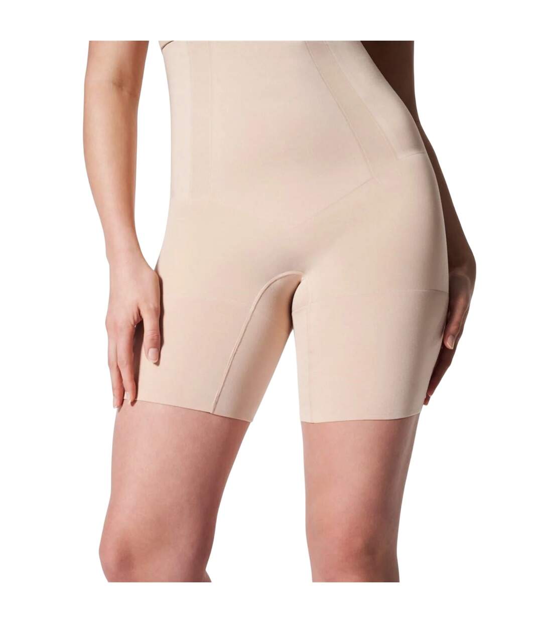 Womens/ladies Seamless High Waist Shapewear Shorts Nude Spanx-4