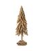Sapin de Noël en Bois Flotté Chalet 100cm Naturel-1