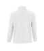 Mens north full zip outdoor fleece jacket white SOLS-2