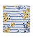 Womens/ladies Meadow Floral Stripes Vest Top White Blue Yellow Lazy Jacks-3