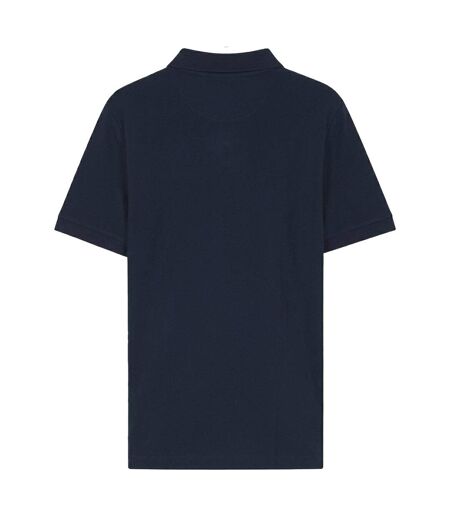 Mens Regular Short-sleeved Polo Shirt Blue Boss
