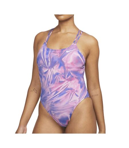 Maillot de bain 1 pièce Violet Femme Nike Spiderback - 28