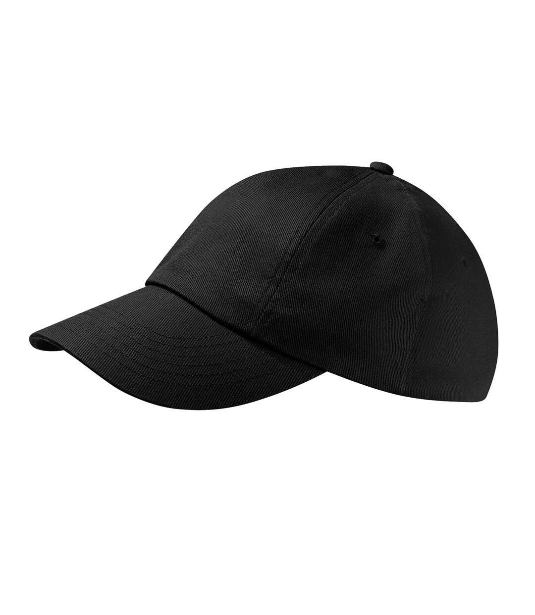 Casquette À Profil Bas Unisexe Adulte Heavy Drill Noir Beechfield-1