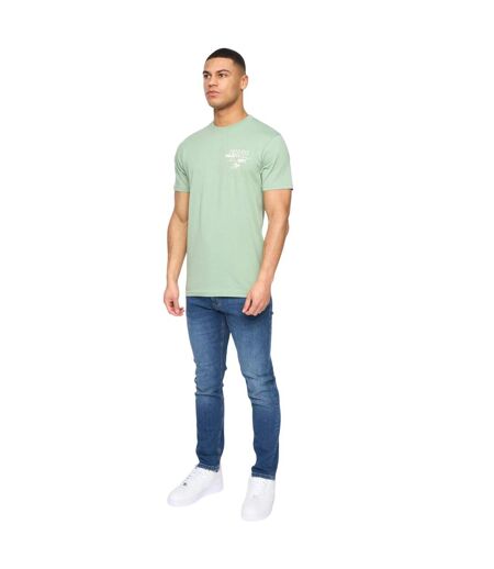 T-shirt hentitled homme vert sauge Henleys