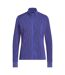 Womens/ladies Textured Jacket Indigo Adidas-2