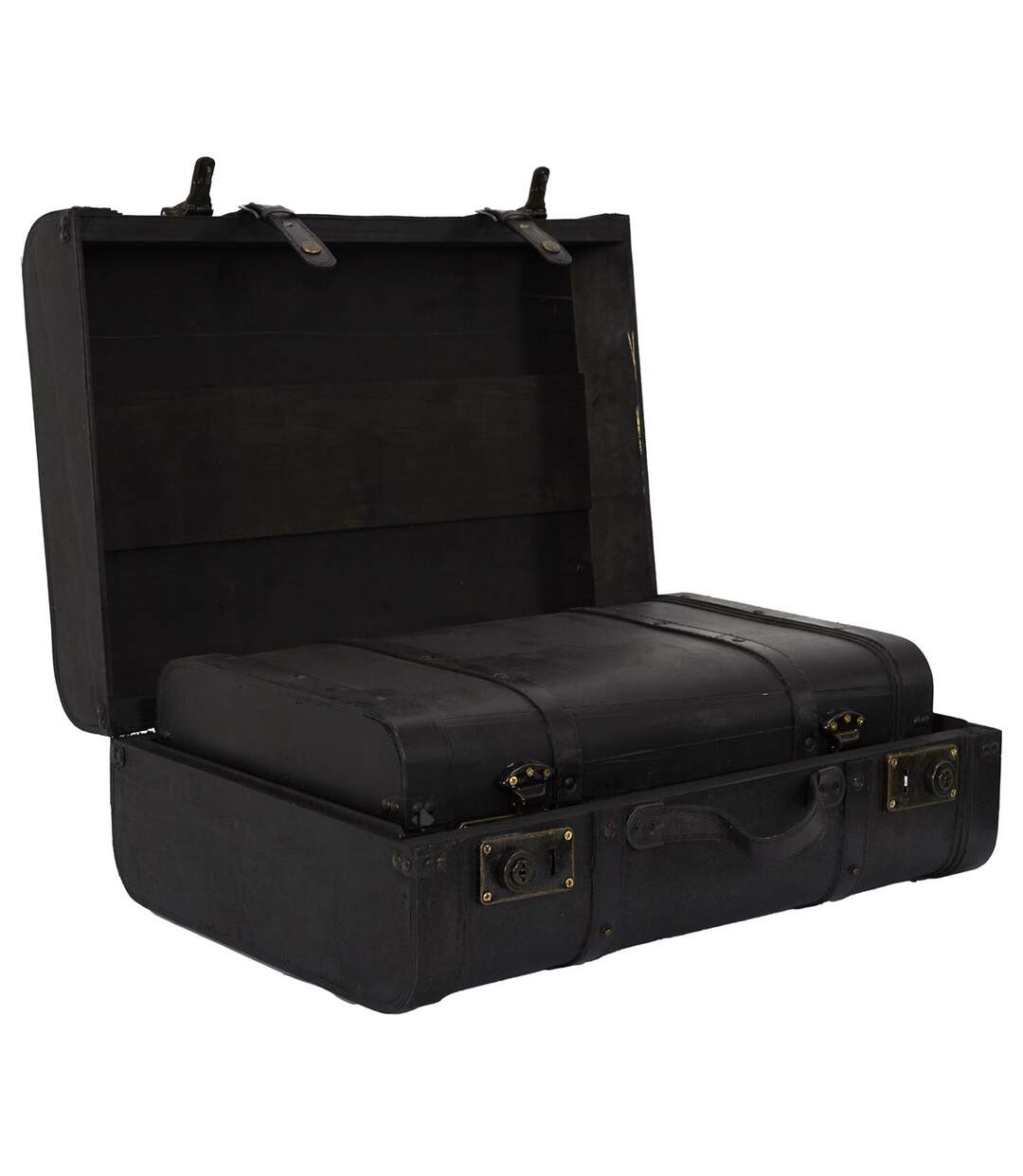 Lot de 2 malles collection CHARBON D'ANTAN-3