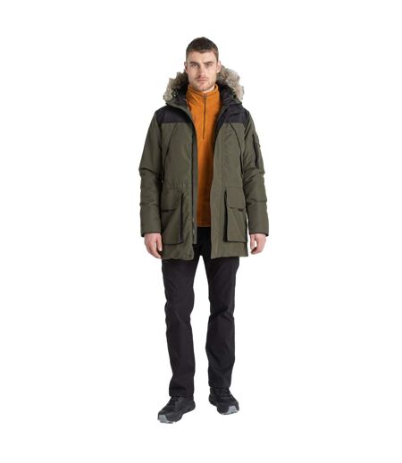 Veste imperméable bishorn homme vert forêt/noir Craghoppers