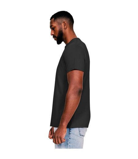 Casual Classics Mens Core Ringspun Cotton Slim T-Shirt (Black)