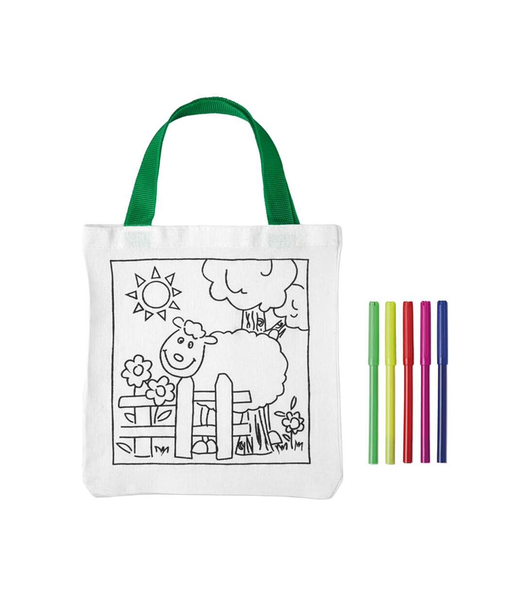 Tote Bag Mateusz 21,5 Cm X 22 Cm Blanc MidOcean-1