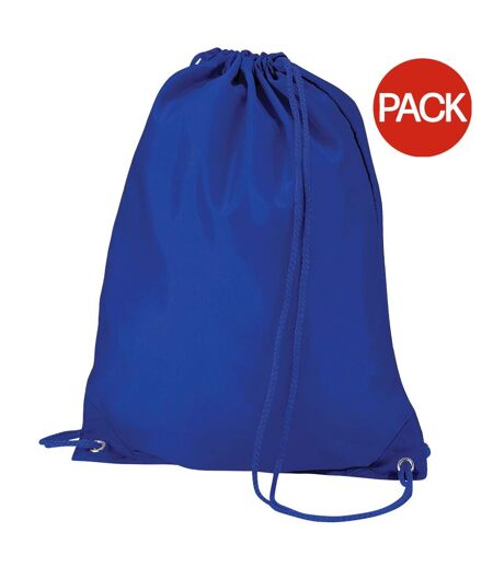 Lot De 2  7 Litres Taille Unique Bleu Roi Vif Sac De Gym Quadra